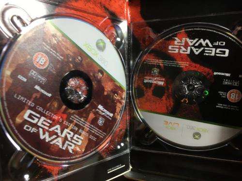 Xbox 360 - Gears of War Limited Collectors Edition (Steelbook case book etc - See pictures)