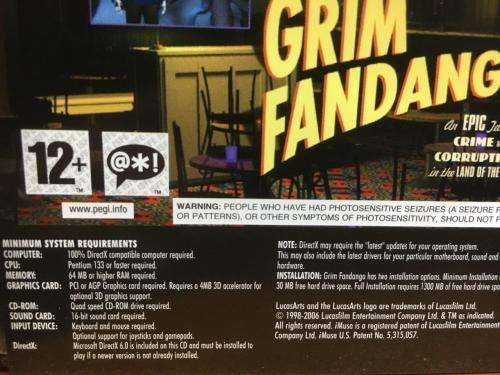 PC - Grim Fandango