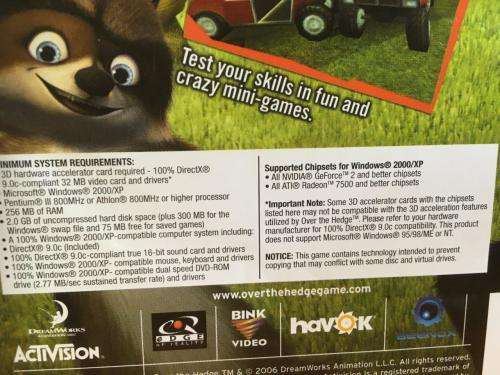 PC - Over The Hedge