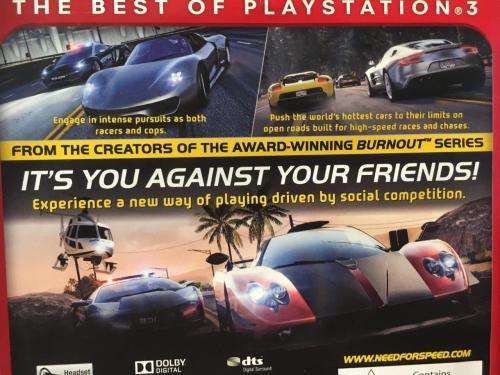 PS3 - Need for Speed Hot Pursuit - Essentials