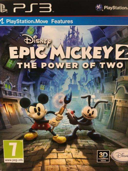 PS3 - Epic Mickey 2 The Power of Two (Playstation Move Features)