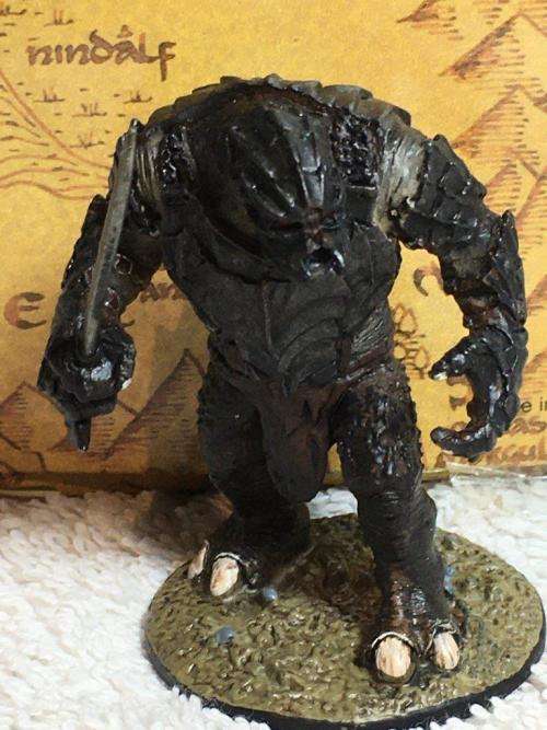 Lord of the Rings - Armoured Troll - Eaglemoss Lead Piece - +- 6cm 2004 (NOS)