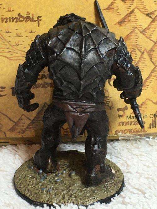 Lord of the Rings - Armoured Troll - Eaglemoss Lead Piece - +- 6cm 2004 (NOS)