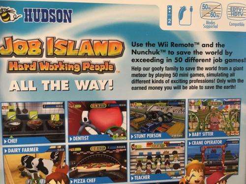 Wii - Job Island Hard Working People