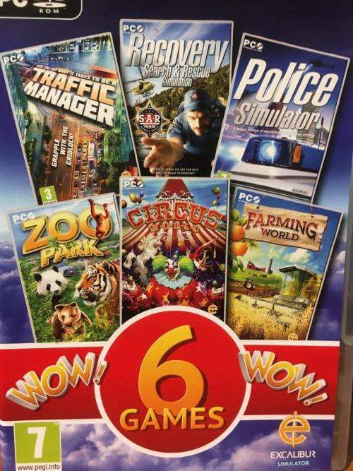PC - WOW 6 Games (Simulation - See picture for list)