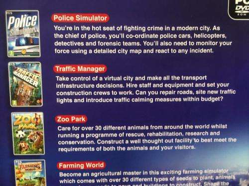 PC - WOW 6 Games (Simulation - See picture for list)