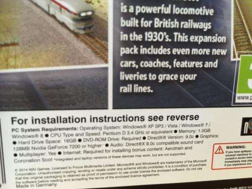 PC - Trainz Simulator Special Edition
