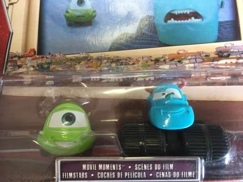 Cars - The World of Cars - Movie Moments Mike & Sulley - Disney Pixar (Die Cast) Mattel (NOS)