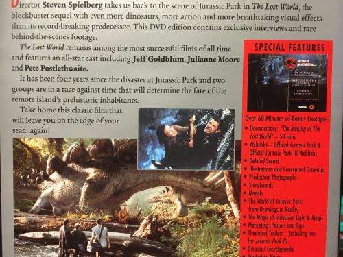 DVD - Jurassic Park - The Lost World - Widescreen