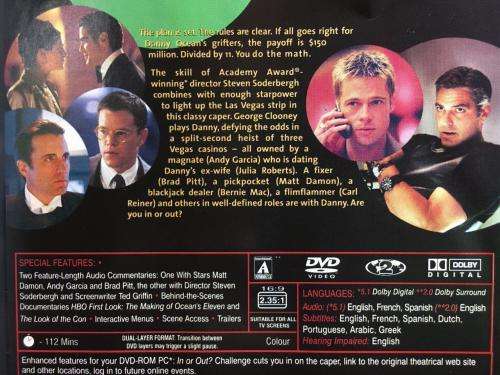 DVD - Ocean`s Eleven