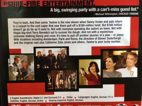 DVD - Ocean`s Twelve