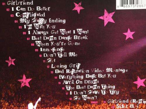 DVD - Avril Lavigne - The Best Damn Tour Live in Toronto