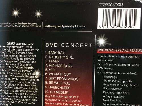 DVD - Beyonce Live At Wembley (Dvd + Cd)