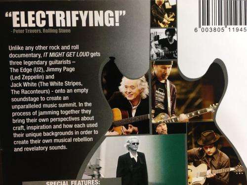 DVD - It Might Get Loud - The Edge, Jimmy Page, Jack White