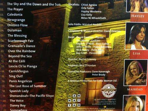 DVD - Celtic Woman -  A New Journey Live At Slane Castle Ireland