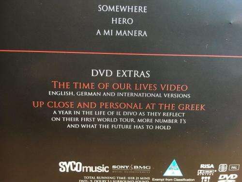 DVD - IL Divo Live At The Greek Theatre