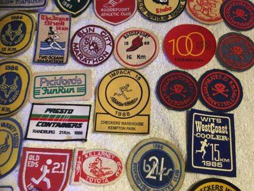 Job Lot of 84 Vintage Running Patches from the 1980's