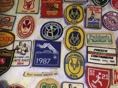 Job Lot of 84 Vintage Running Patches from the 1980's