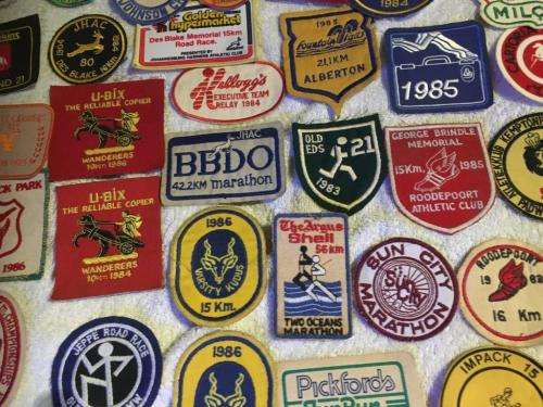 Job Lot of 84 Vintage Running Patches from the 1980's