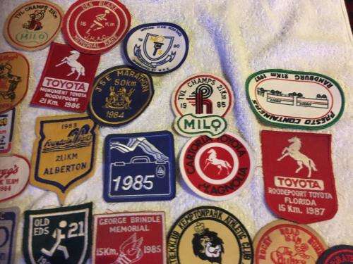 Job Lot of 84 Vintage Running Patches from the 1980's