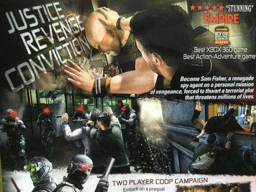 Xbox 360 - Tom Clancy`s Splinter Cell Conviction - Classics