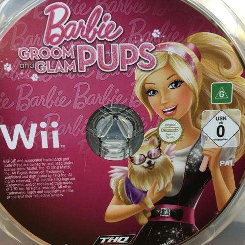 Wii - Barbie Groom and Glam Pups (Disc Only)