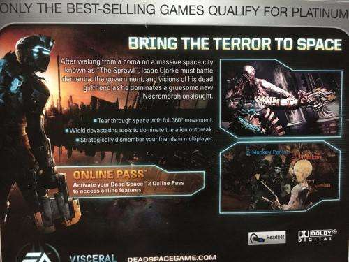 PS3 - Dead Space 2 - Platinum