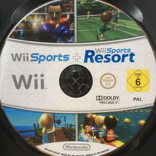 Wii - Wii Sports + Wii Sports Resort(Disc Only)
