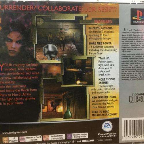 PS1 - Medal of Honor Underground - Platinum (Case and Manual only no game) - Playstation 1