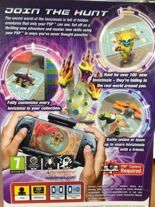 PSP - Invizimals Shadow Zone (PSP Camera Required)