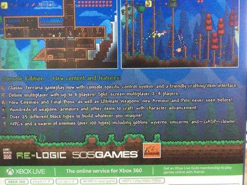 Xbox 360 - Terraria