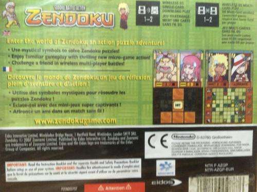 Nintendo DS - Zendoku (New Sealed NOS)