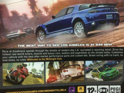 PS3 - Midnight Club Los Angeles