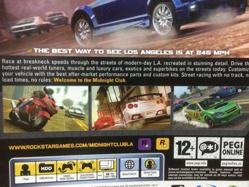 PS3 - Midnight Club Los Angeles