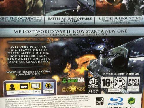 PS3 - Turning Point Fall of Liberty