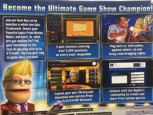 PS3 - Buzz! Quiz TV