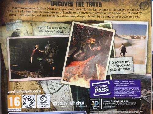 PS3 - Uncharted 3 Drake`s  Deception