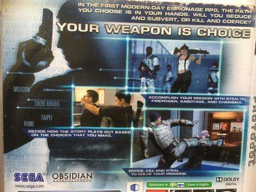PS3 - Alpha Protocol The Espionage RPG