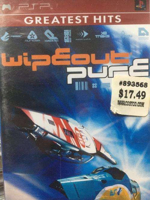 PSP - Wipeout Pure - Greatest Hits (New Sealed)