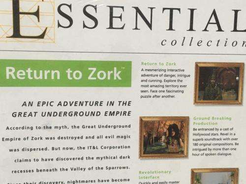 PC - Return to Zork Essential Collection Big Box (Big Boxed Game) (Retro) - MS Dos