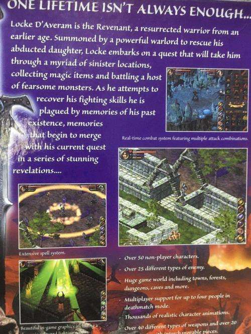 PC - Revenant (Big Boxed Game) (Retro) - Win 95 / 98