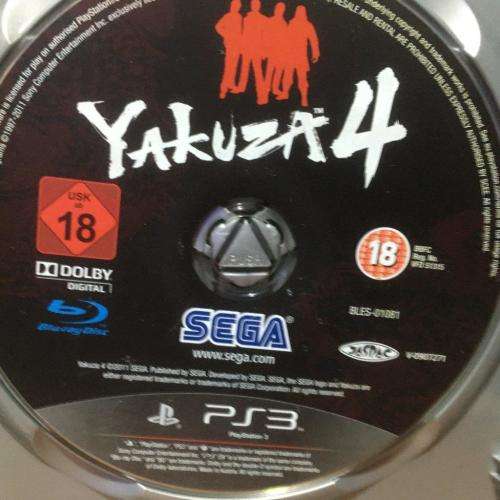 PS3 - Yakuza 4 (Disc Only)