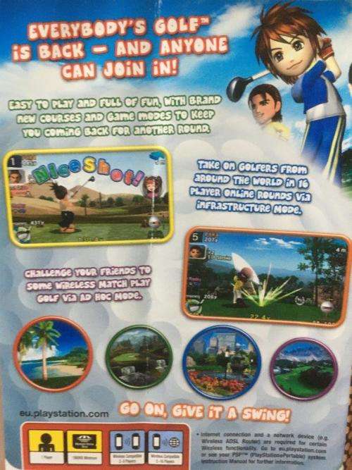 PSP - Everybody`s Golf 2 - PSP Essentials