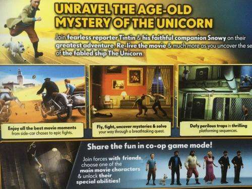 PS3 - The Adventures of TinTin The Secret of the Unicorn