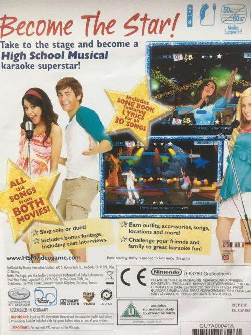 Wii - Disneys High School Musical Sing It