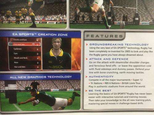 PS2 - EA Sports Rugby 2005