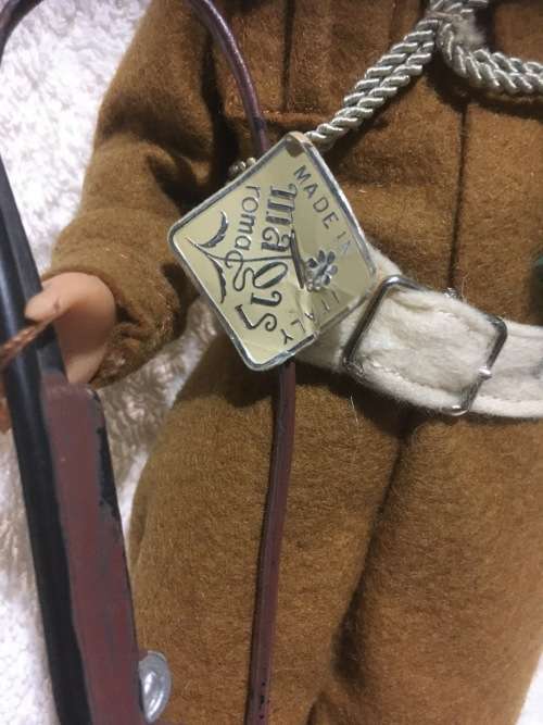 Vintage Magis Roma Miltary Doll made in Italy +-28cm