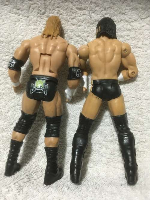 Job Lot 8 of 2 WWE action Figure +-18cm - See Description