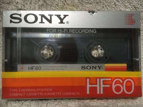 Cassette - Sony - HF60- Made In Japan (NOS)