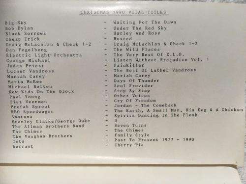 Cassette - Vital Titles III XMAS 1990